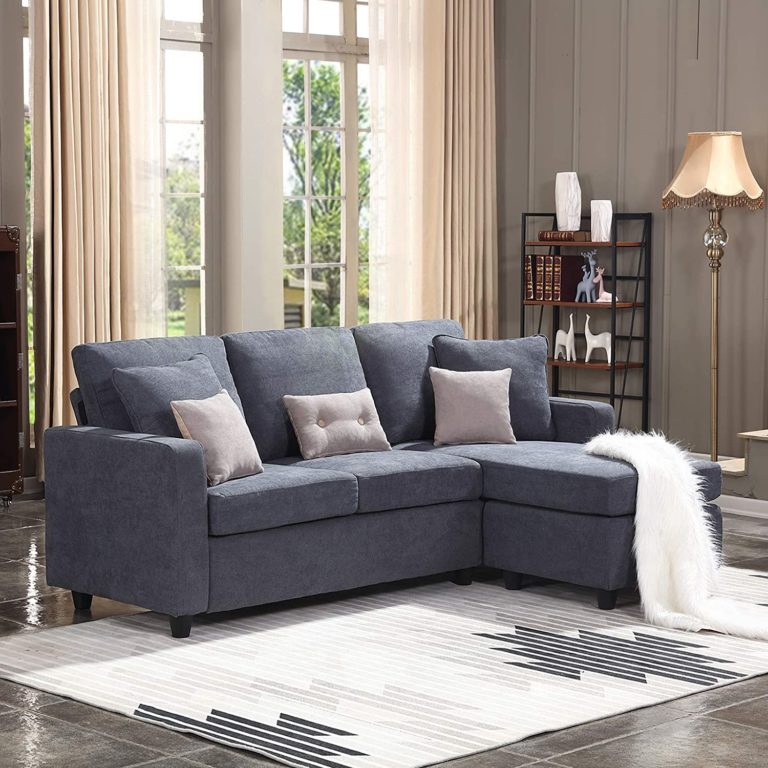 Honbay Convertible L Shaped Sectional Sofa Couch Sbw 